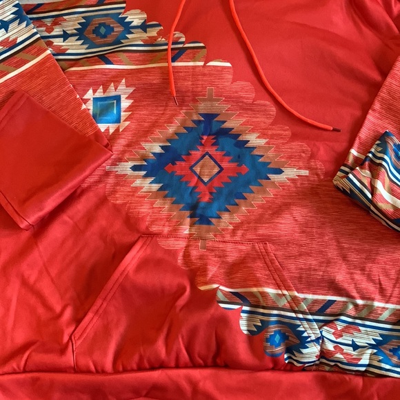 Aztec Design Women’s Hoodie - Picture 6 of 8